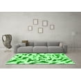 thumbnail image 3 of Ahgly Company Indoor Rectangle Abstract Green Modern Area Rugs, 8' x 12', 3 of 4