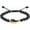 Gold-Black, variant on Yin Yang Ideal Gift Lava Rock Cremation Bracelet for Ashes Yin Yang Adjustable Cord Bracelet for Best Relationship Urn Bracelet