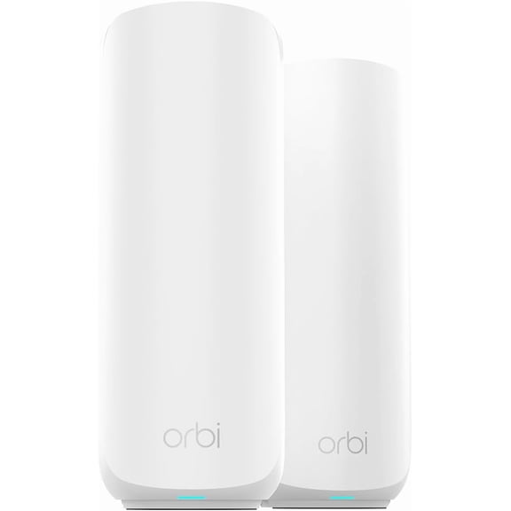 Restored : NETGEAR Orbi 370 Series Dual-Band WiFi 7 Mesh Network System for Home (RBE372) Wireless Router 1 Extender, Security Features, 5Gbps, Covers 4,000 sq.ft., BE5000 (Refurbished)