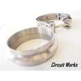 thumbnail image 6 of 3" / 76mm V-Band Clamp & Flange Kit for Custom Exhaust Front Pipe Turbo Mid Pipe, 6 of 7
