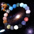thumbnail image 4 of Fiudx Pulsera Solar, Banda Curativa de Tamaño Ajustable, Piedra de Chakra Ligera, Diseño de Perla Galáctica, Regalo para Ella o Él, Ideal para Fiestas y Celebridades, Accesorios a Juego para Parejas,, 4 of 4