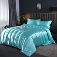 thumbnail image 4 of Turquoise Mulberry Silk Bedding Set, 4 of 9