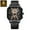 Black Gold L, variant on Luxury Men Wristwatch High Quality Waterproof Chronograph Luminous Date Man Watches Leather Men's Quartz Watch Military