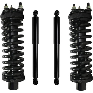 Detroit Axle - Struts Shocks for 2002 2003 2004-2012 Jeep Liberty 2007-2011 Dodge Nitro Complete 2 Front Struts w/Coil Springs 2 Rear Shock Absorbers 2008 2009 2010 Replacement Ready Struts Assembly