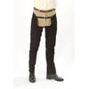 Tough-1 Suede Leather Schooling Chaps Small Blk