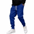 thumbnail image 5 of Sweatpants for Men Drawstring Lined Cuffed Sweatpants | Fall Winter Bottom, Moisture Wicking, Exercise Jogging Pants, Warm Soft , Big and Tall Joggers with Pockets, XL, 5 of 7