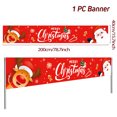 thumbnail image 1 of Bandera navideña para exteriores, decoración navideña, adornos navideños 2023, regalos, Navidad Noel Natal, feliz año nuevo 2024, decoración del hogar, 1 of 6