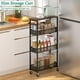 thumbnail image 2 of Carrito de almacenamiento delgado XYZLVSI, carro rodante de cocina estrecho de 4 niveles, 2 of 9