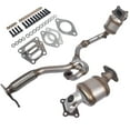 thumbnail image 3 of GELUOXI Front Left Side Catalytic Converter w/ Flex Pipe Combo for Cadillac SRX 3.0L V6 2010-2011, 3 of 10