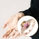 thumbnail image 3 of Anillo de Compromiso Nupcial con Piedras Naturales onlyliua Tamaño 5-11, 3 of 7