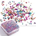 thumbnail image 1 of HLONK Crushed Glass Glitter Resin 80g/Box Irregular Metal Fragments Broken Glass, 1 of 20