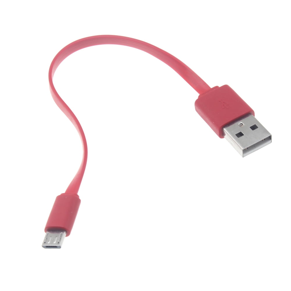 SHORT MICRO USB CABLE FAST CHARGE POWER WIRE SYNC CORD FLAT For PHONES & TABLETS 
