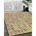 thumbnail image 3 of Ahgly Company Machine Washable Indoor Square Transitional Khaki Gold Area Rugs, 5' Square, 3 of 7