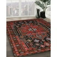 thumbnail image 3 of Ahgly Company Machine Washable Indoor Rectangle Traditional Sepia Brown Area Rugs, 4' x 6', 3 of 7