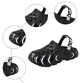 thumbnail image 4 of Rokment Women's Men's Clog Sandals with Adjustable Back Strap Breathable Hollow out EVA Non Slip Closed Toe Waterproof Garden Beach Pool Walking Water Shoes Black Size 5.5, 4 of 5