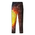 thumbnail image 2 of KLL Tennis Ball On Fire And Water Print Boys Girls Pajama Pants,Sleep Pants Soft Elastic Waist Teens Pajama Bottoms Lounge Pants 5-16 Years-Small, 2 of 6
