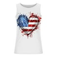 thumbnail image 5 of UVEASISHA Big and Tall Funny Tank Tops for Men 4th of July Heart Print Muscle Shirts Summer Sleeveless Patriotic Graphic Tees Slim Fit Casual Workout Shirt White S, 5 of 5