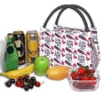 thumbnail image 3 of Easygdp Red Wine Glass Bottle Bolsa de Almuerzo Insulada Reutilizable, Bolsa de Mano y Bandolera para Oficina, Trabajo, Viajes, 3 of 6