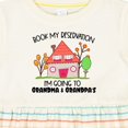 thumbnail image 4 of Inktastic Book My Reservation I'm Going to Grandma and Grandpa's Girls Baby Dress, 4 of 5
