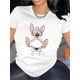 thumbnail image 2 of [Creative Mouse Graphic Tee] Creative Mouse Graphic Casual Sports T-Shirt - Round Neck, Stretch Knitted, Printed, All Seasons, 2 of 8