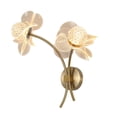 thumbnail image 3 of Lámpara de pared led creativa simple de lujo ligera, lámpara de pared para dormitorio, lámpara de pared para sala de estar, lámpara de pared de TV acrílica con flores, 3 of 5