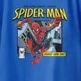 thumbnail image 3 of Marvel Spider-Man Brand New Day Youth Spidey New Comic Swing T-Shirt (Royal, XS-XL), 3 of 4