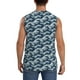 thumbnail image 4 of Balery A Japanese Great Wave Camisetas sin mangas para hombre, absorbe la humedad y protege contra el mal olor.-Large, 4 of 7
