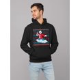 thumbnail image 2 of Polar-Bear Holiday Sweater - Festive ICEE Vibes Men's Hoodie, 2 of 4