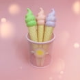 thumbnail image 3 of Purple Slow Rising Ice Cream Pen Topper Squishy Toy For Stress Relief, Sensory Fidget Desk Toy With Soft Pu Material, Kawaii Design Novelty Gift For Focus And Anxiety Relief (0.71Oz), 3 of 3