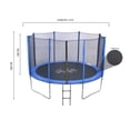 thumbnail image 3 of Trampolin Brincolin Rudo Giroparty 12 pies 3.7m con Escalera, 3 of 5