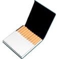 thumbnail image 3 of GHSDFBB Padike Cigarette Case, Cigarette Case Leather & Stainless Steel Multi Case. (Sea Green), 3 of 7