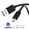 thumbnail image 2 of Maoww USB Type C Cable Replacement for Huawei Mate 9 Mobile Phone Fast Charging Wire Line 5A USB C Data Cord, 2 of 6