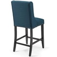 thumbnail image 4 of Modway Baron Fabric Upholstered Dining Counter-Height Bar Stool in Azure, 4 of 4
