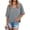 Grey, variant on Summer Women V Neck T Shirt Casual Short Sleeved Basic T Shirt Top