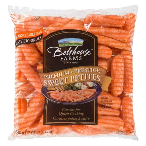 Carrottes pour cuisson Sweet PetitesMC Prime de Bolthouse FarmsMD 12 oz