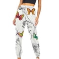 thumbnail image 1 of Pantalones de cintura elástica con estampado informal a la moda para mujer, pantalones largos rectos, pantalones de chándal Fridja  alkflakhf32346, 1 of 5