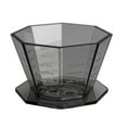 thumbnail image 3 of Rongfmy Coffee Filter Cup Coffee Dripper Coffee Cone Strainer Portable Hands Brew Funnel Black, 3 of 9