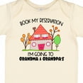 thumbnail image 4 of Inktastic Book My Reservation I'm Going to Grandma and Grandpa's Boys or Girls Baby Bodysuit, 4 of 5