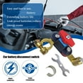 thumbnail image 3 of Car Battery Disconnect Switch Battery Isolator Power Cut Off Switches Battery Shut Off Switch for Car RV Boat Truck ATV, 3 of 8