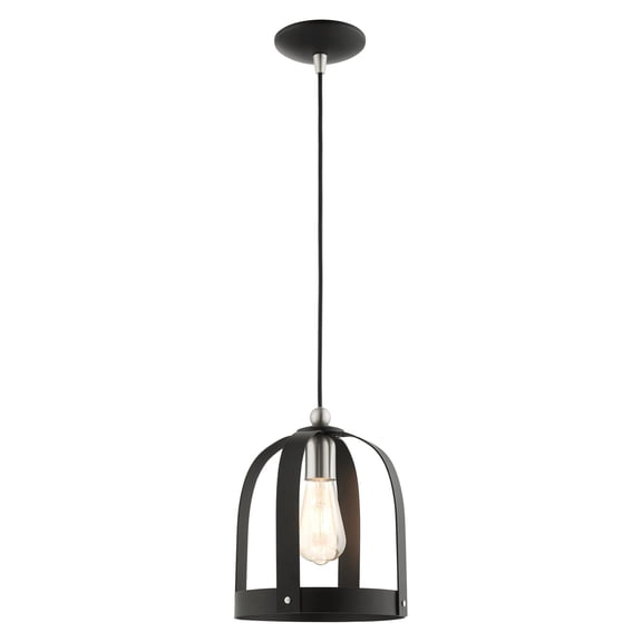 Livex Lighting - Stoneridge - 1 Light Mini Pendant in Industrial Style - 8.5