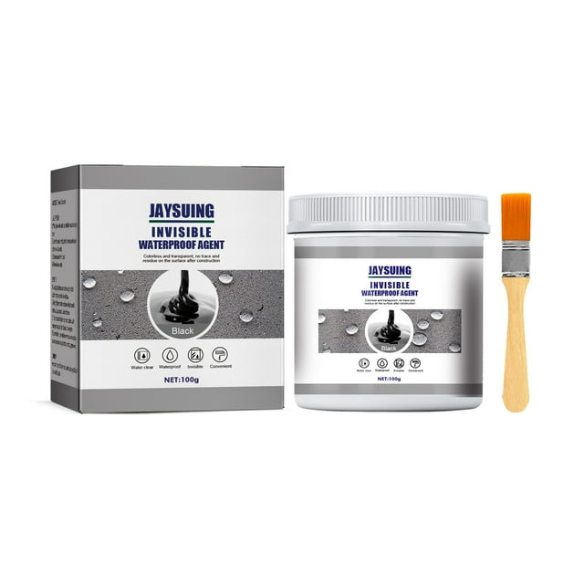 Scellant Transparent Super Résistant de 100 ml pour Cuisine et Salle de Bain, Résistant aux Hautes Températures, Revêtement Étanche pour Intérieur/extérieur