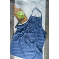 thumbnail image 5 of 35" Nautical Blue Pinstripe Patterned Kitchen Chef Apron, 5 of 8