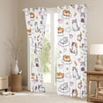 thumbnail image 3 of Feelyou Cat Kitten Black Out Curtains, Cloud Love Heart Curtains Pack of 2 (42x63 Each), 3 of 6
