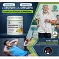 thumbnail image 3 of BlueEarth Company L-Arginine 5000mg, L-Citrulline 2000mg Supplement Powder, Nitric Oxide, Blood Pressure Support, Heart Health, Cardiovascular, Peach Lemonade 30 Servings, 3 of 7