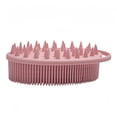 thumbnail image 3 of 2Pcs 5.2x1.6 Inch Silicone Body Scrubber, Gentle Exfoliating Shower Bath Scrubber, Silicone Body Brush, Exfoliating Body Scrubber, Silicone Body Scrubber Loofah, Silicone Bath Brush, 3 of 9
