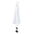 thumbnail image 5 of Household Essentials Rolling Laundry Hamper, Heavy Duty Canvas Bag, 2 Load Capacity, Foldable Frame, White Bag with Velcro Fasteners, White, 5 of 14