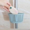 thumbnail image 4 of Cesta de drenaje pequeña hueca, cubo para fregadero de cocina, estante de esponja de plástico, boquilla de baño, almacenamiento de tuberías, 4 of 5