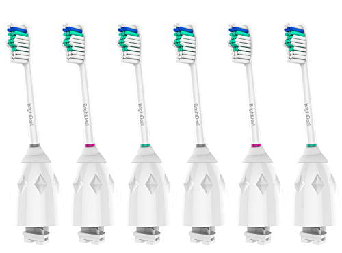 BrightDeal Replacement Toothbrush Heads for Philips Sonicare E-Series,6 Pack,fit