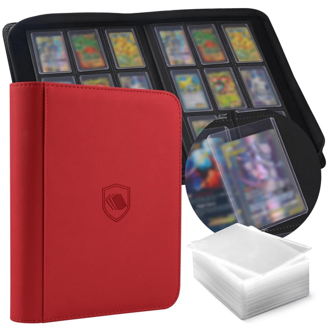 Carpeta para toploaders Pemocyny para 360 cartas, incluye 100