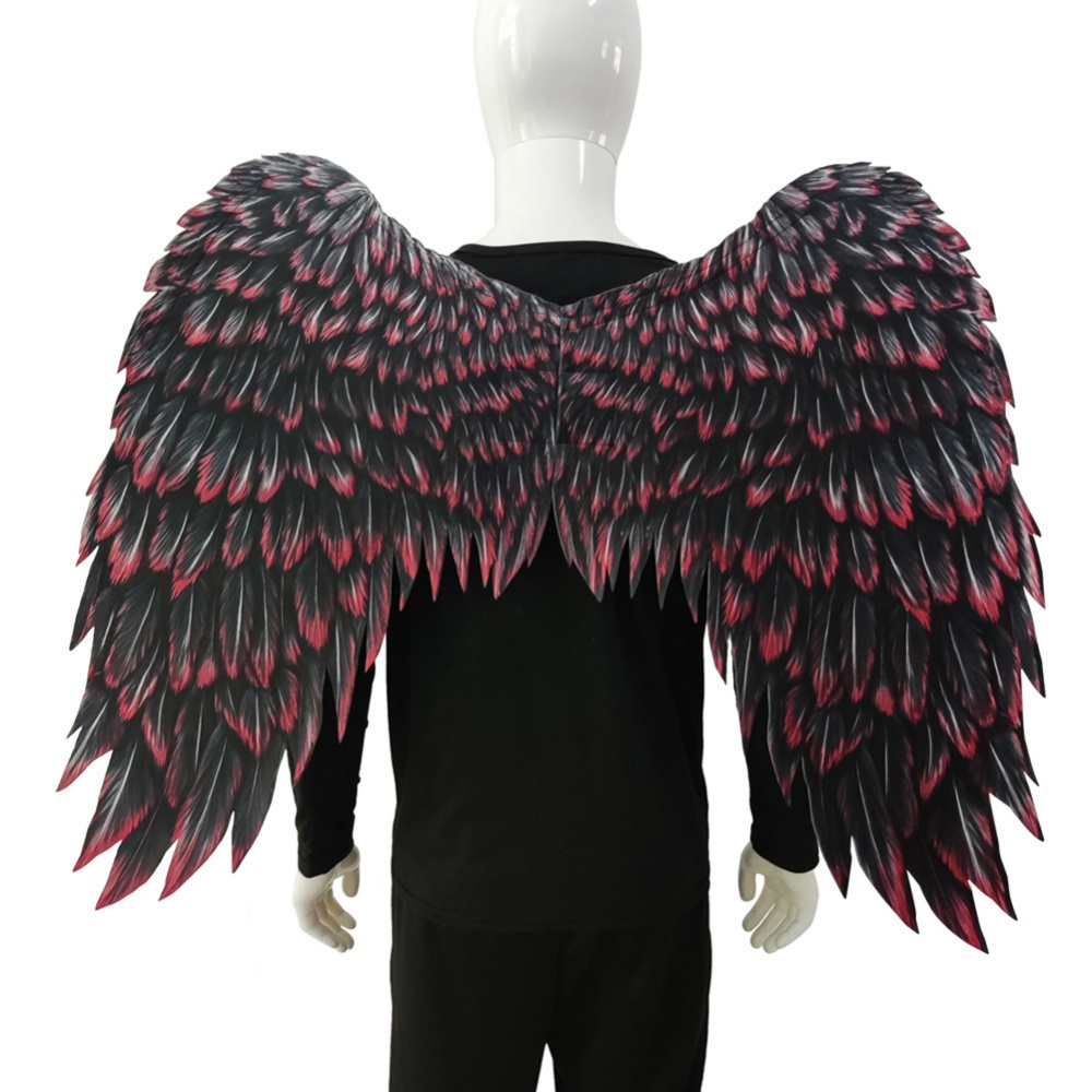 Angel Wings, Non-Woven Costume Halloween Party Cosplay Accessories Feather  Wing for Children Men and Women Festive Party Christmas Halloween